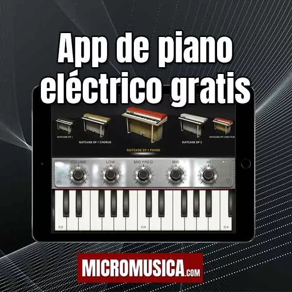 micromusica.com - App de piano eléctrico con muy buen sonido para iOS y Android gratis