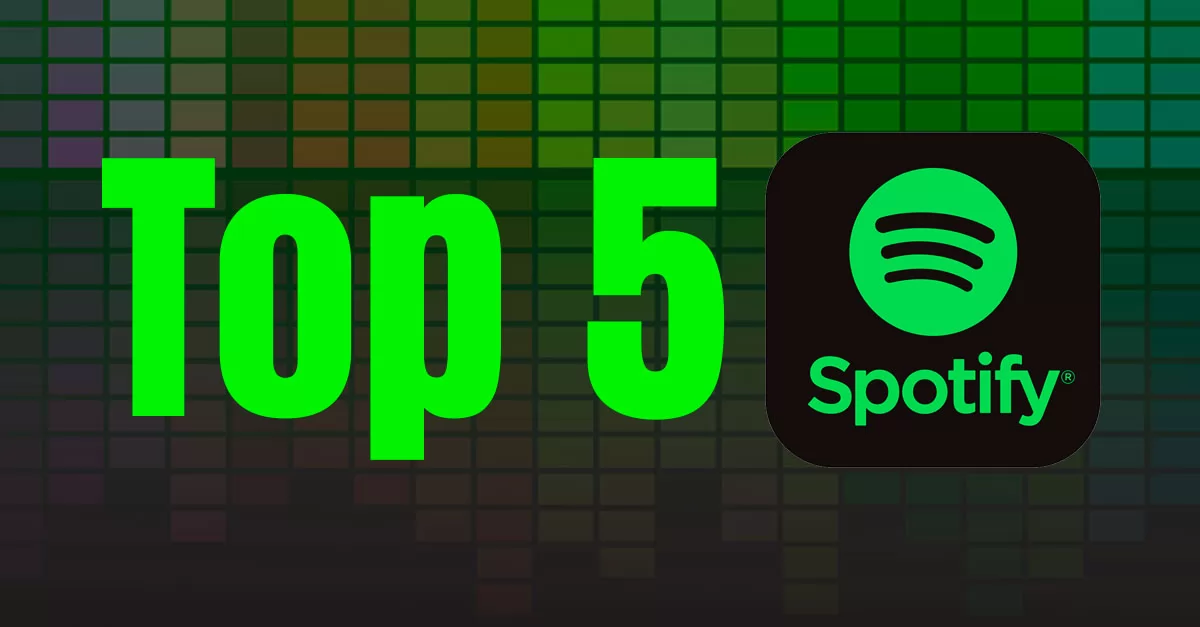 micromusica.com - TOP 5 artistas mas escuchados de Spotify 2020
