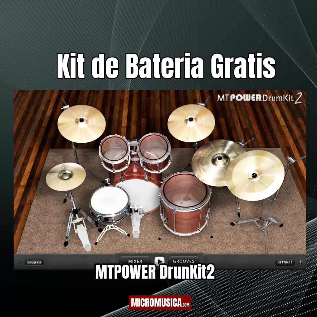 micromusica.com - Excelente Kit de batería 2021 gratis sonido realista.      