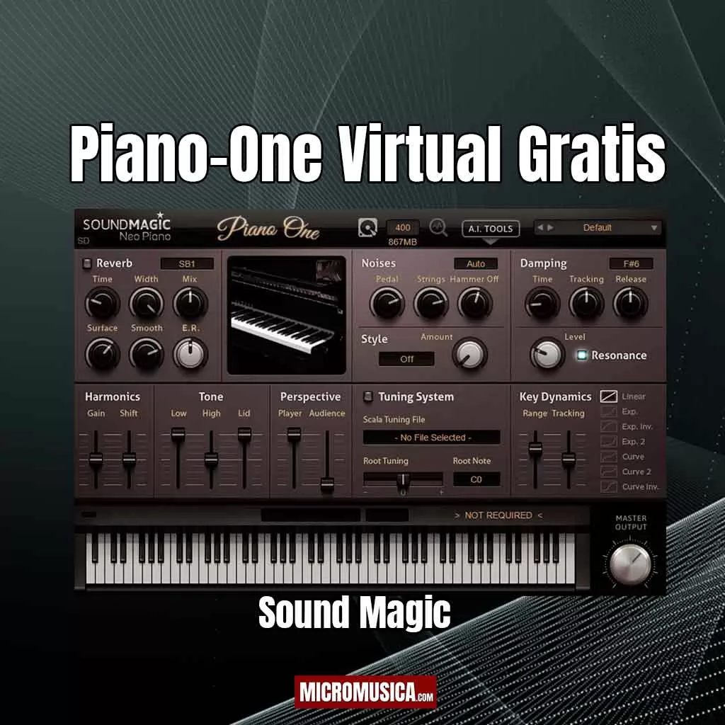 micromusica.com - PIANO-ONE Sampler del piano de cola Yamaha C7 gratis