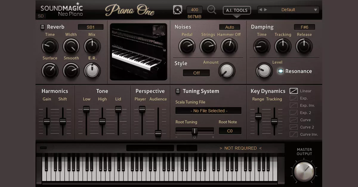 micromusica.com - PIANO-ONE Sampler del piano de cola Yamaha C7 gratis
