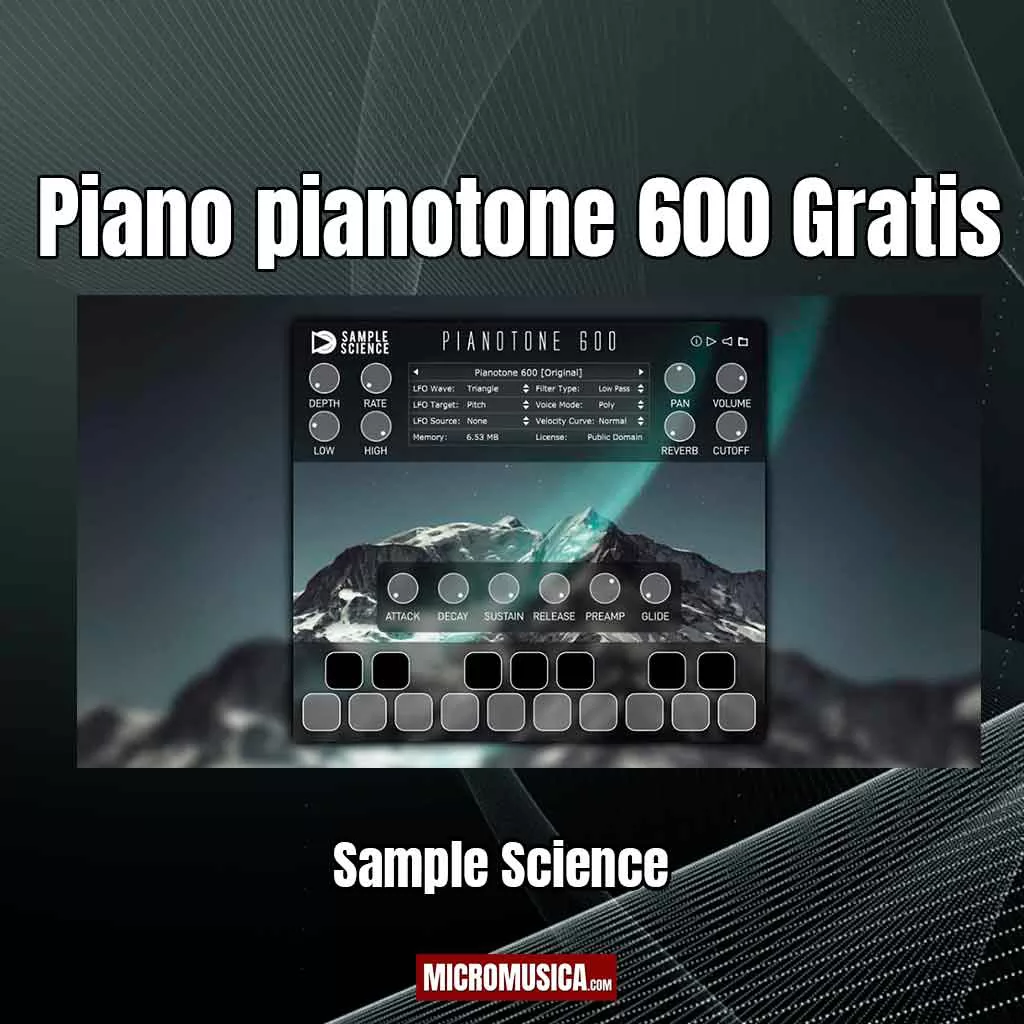 micromusica.com - Pianotone 600 VST Plugins piano de los 70s sin sensivilidad 