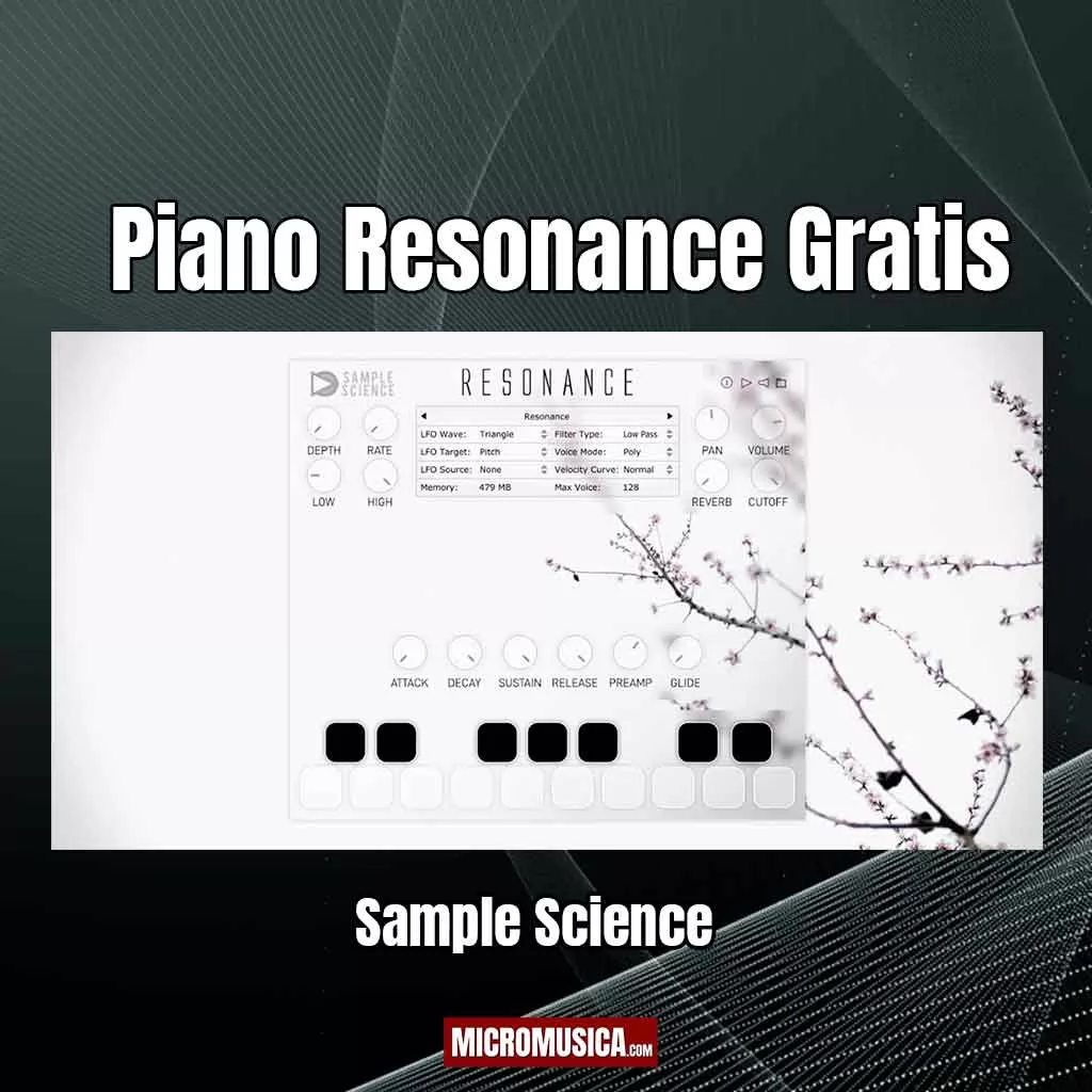 micromusica.com - Resonance Piano VST plugins gratis perfecto para arpegios