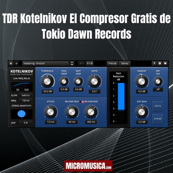 micromusica.com - TDR Kotelnikov: El Compresor Gratis de Tokio Dawn Records que Redefine la Claridad y el Control Dinámico