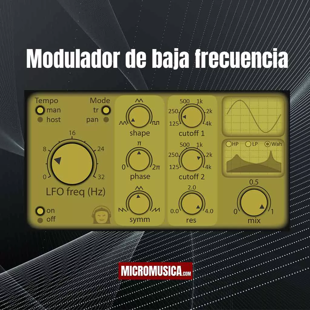 micromusica.com - Modulador de baja frecuencia, auto tremolo ,  auto wha , LFO gratis .