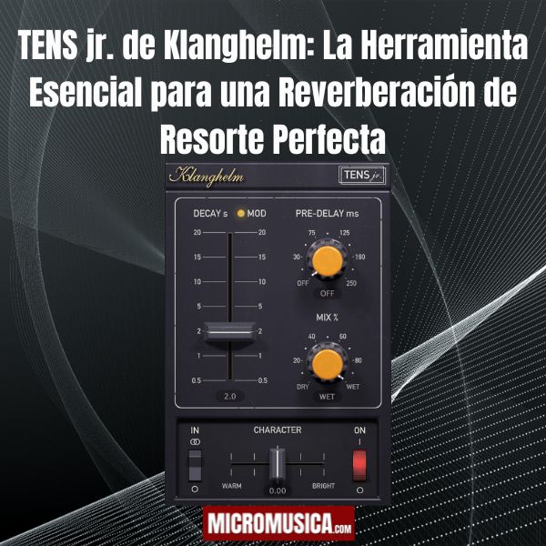 micromusica.com - TENS jr. de Klanghelm: La Herramienta Esencial para una Reverberación de Resorte Perfecta